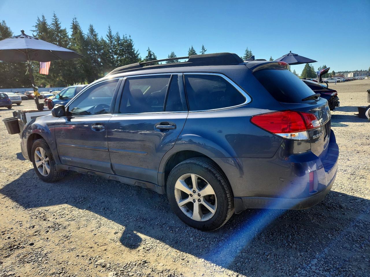 2014 Subaru Outback 2.5i Limited Gray vin: 4S4BRBMCXE3260289