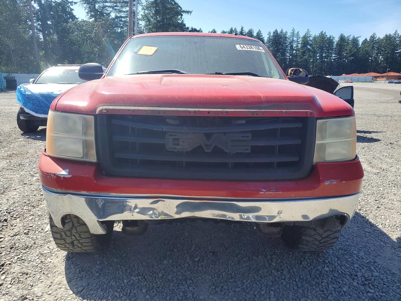 2007 Gmc New Sierra K1500 Red vin: 1GTEK19J07Z511621