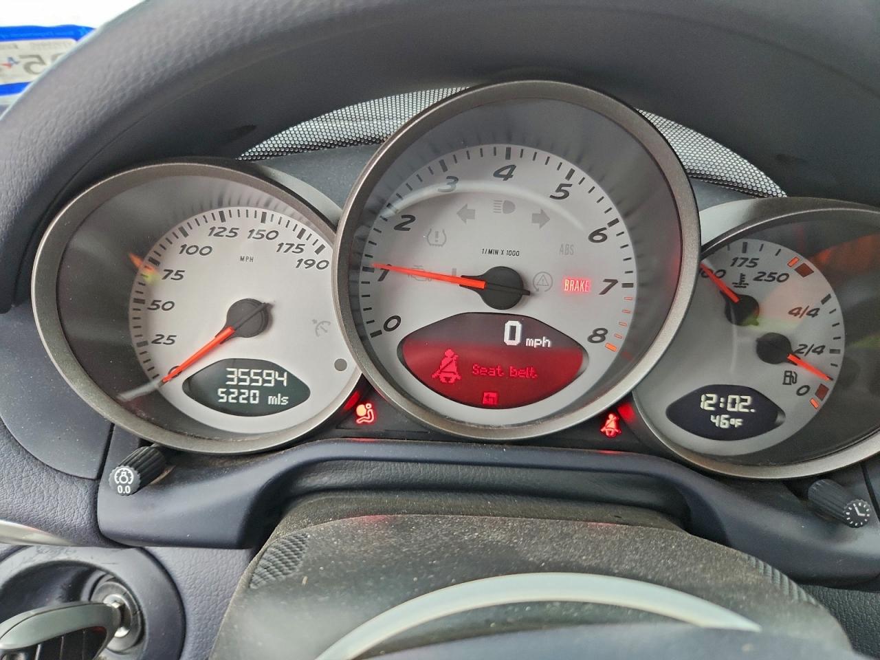 2005 Porsche Boxster S Silver vin: WP0CB29895U732123