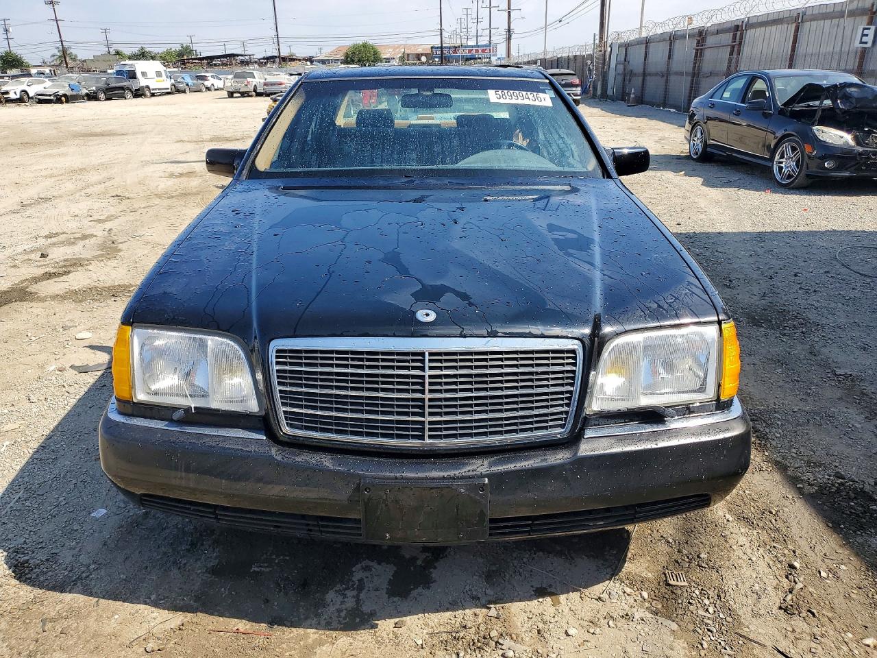 1992 Mercedes-benz 500 Sel Black vin: WDBGA51E3NA042178