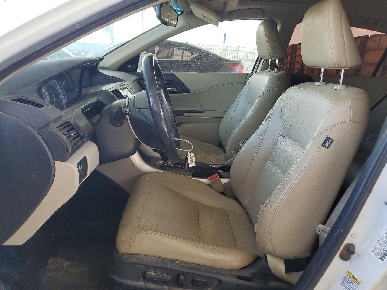 2013 Honda Accord Exl White vin: 1HGCR3F87DA013119