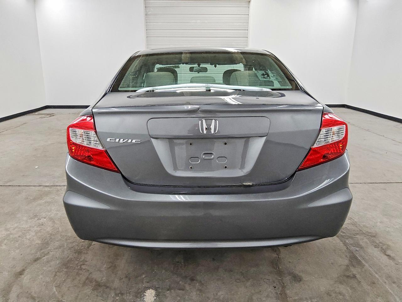 2012 Honda Civic Lx Gray vin: 19XFB2F59CE086732