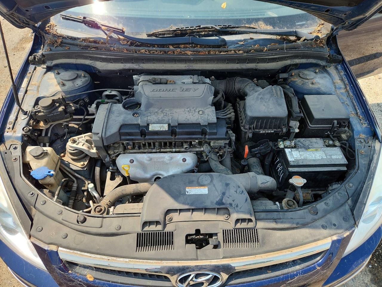 2011 Hyundai Elantra Touring Gls Blue vin: KMHDC8AE6BU090585