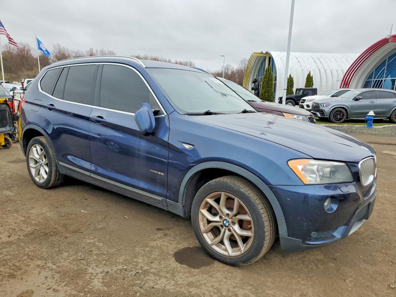 2014 Bmw X3 Xdrive35i Синий vin: 5UXWX7C54E0E75245