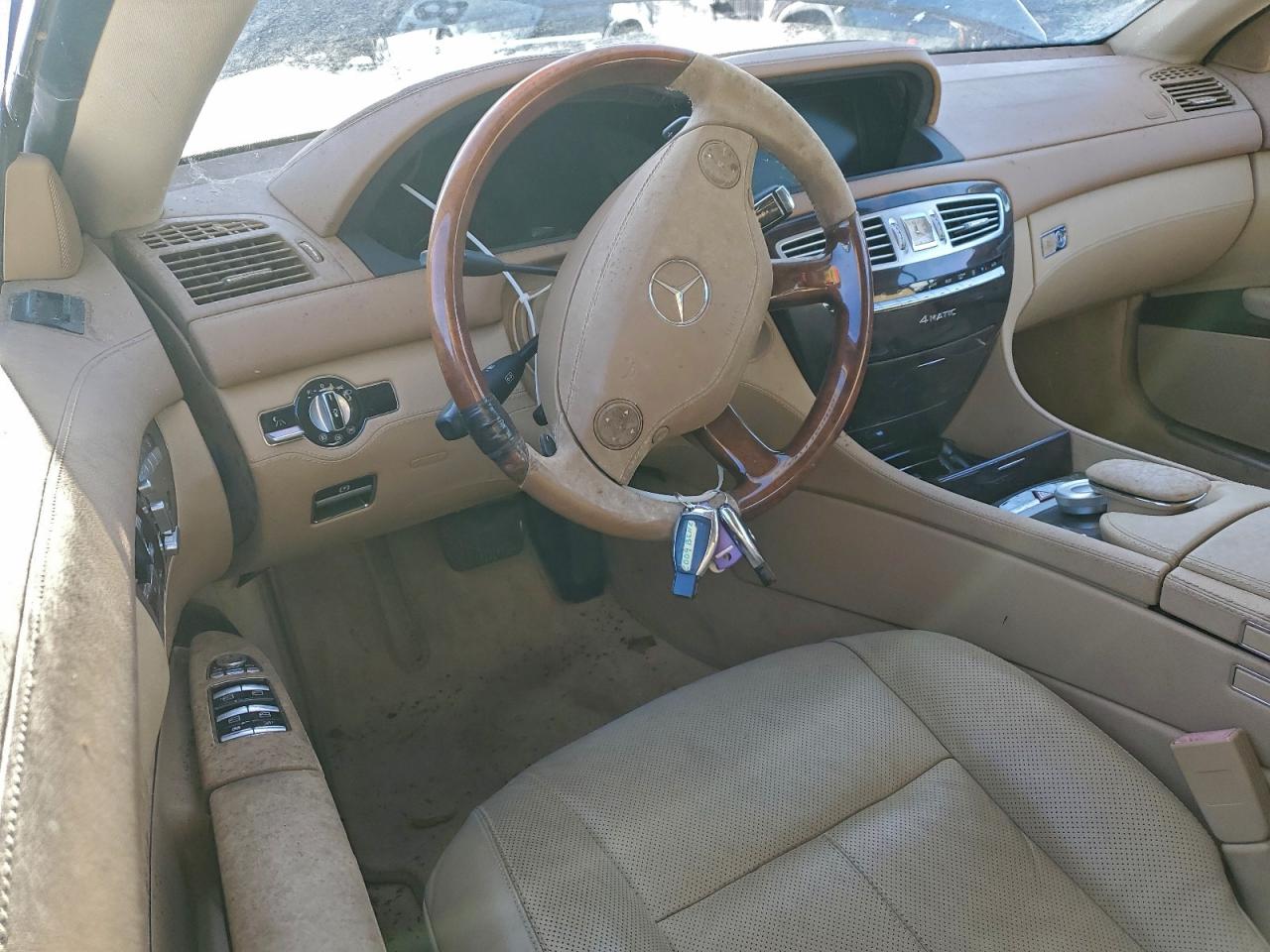 2009 Mercedes-benz Cl 550 4matic Black vin: WDDEJ86X59A019520