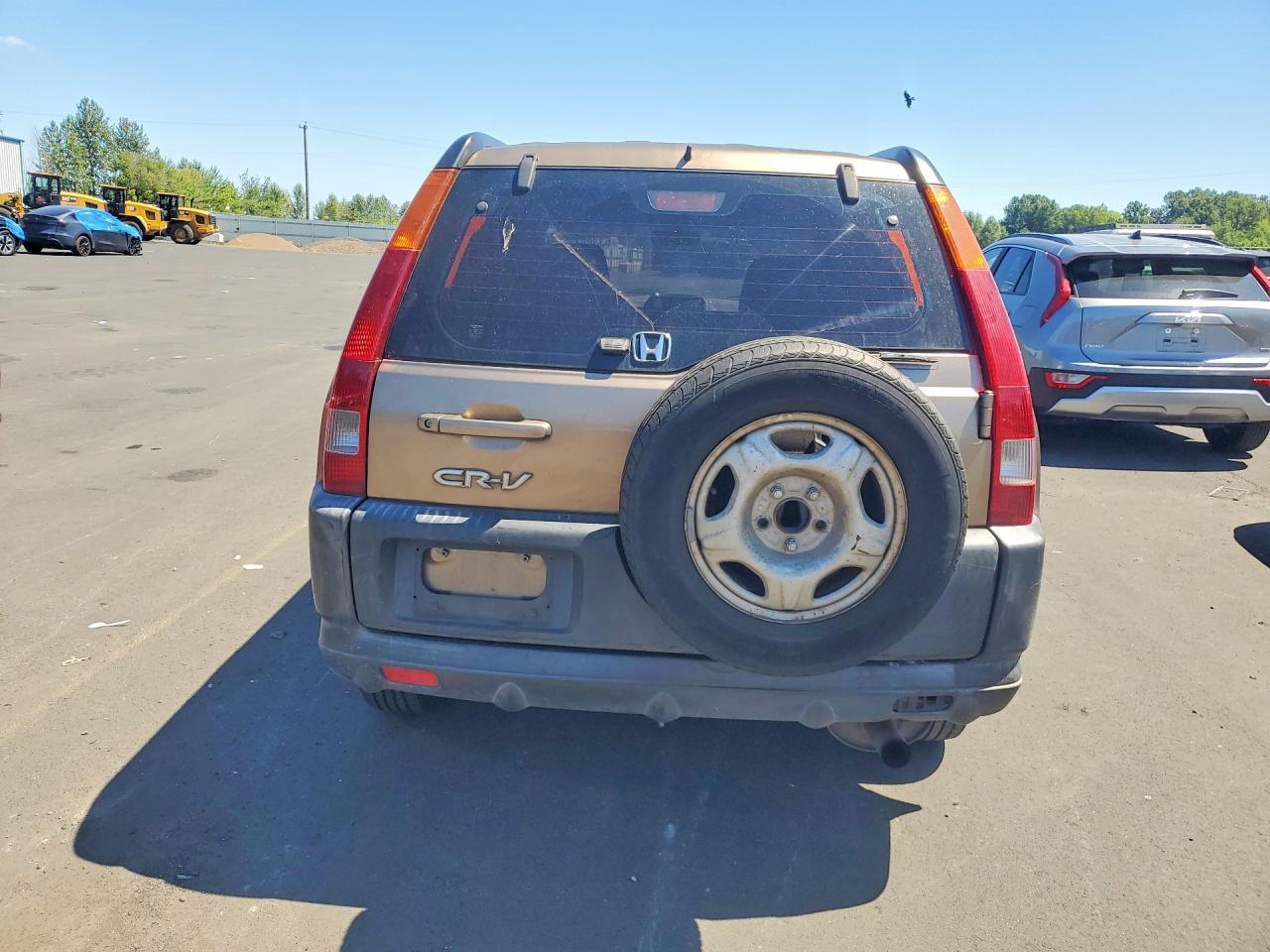 2004 Honda Cr-v Lx Gray vin: JHLRD68434C007800