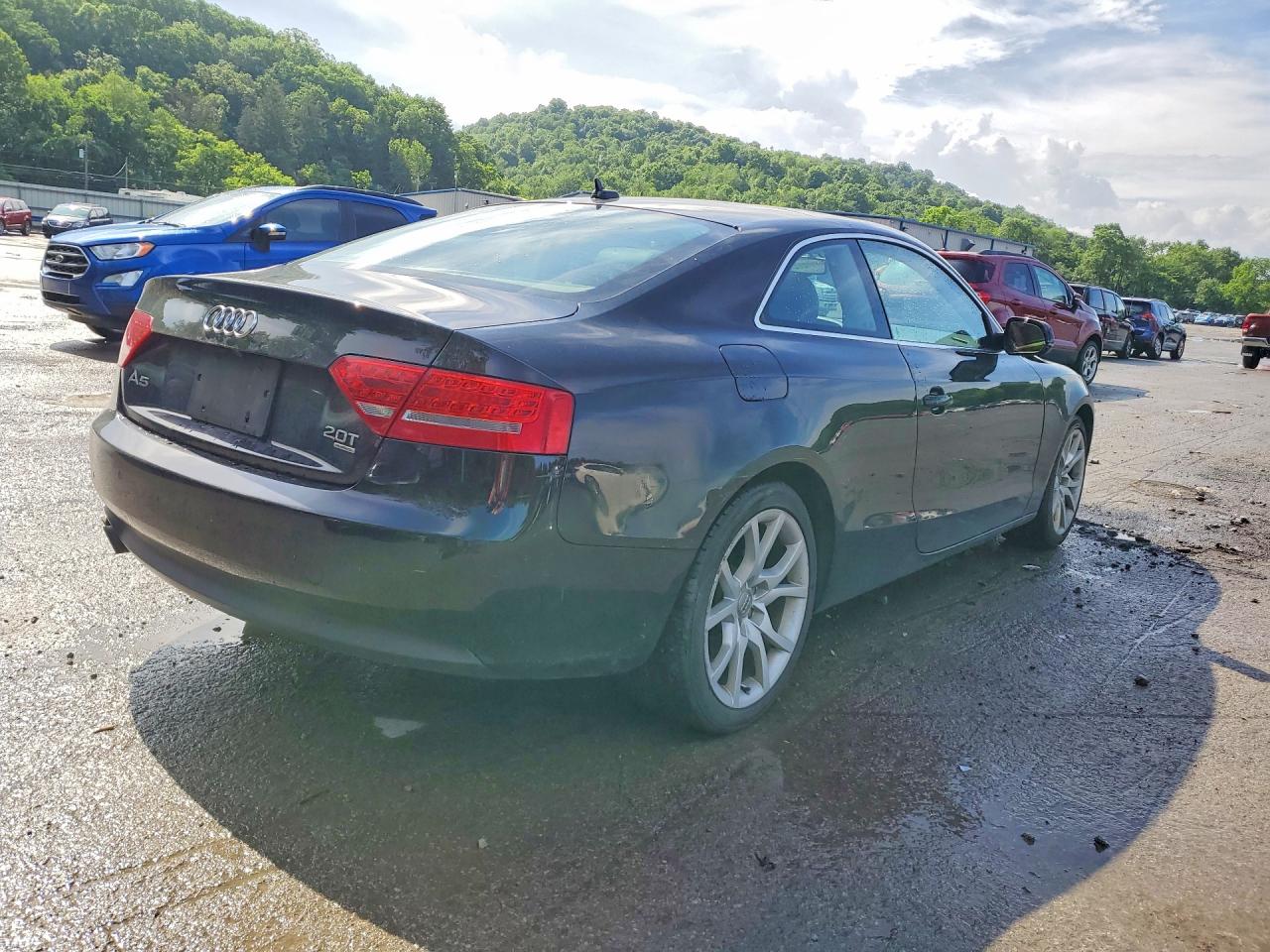 2012 Audi A5 Premium Plus Black vin: WAULFAFR8CA017101