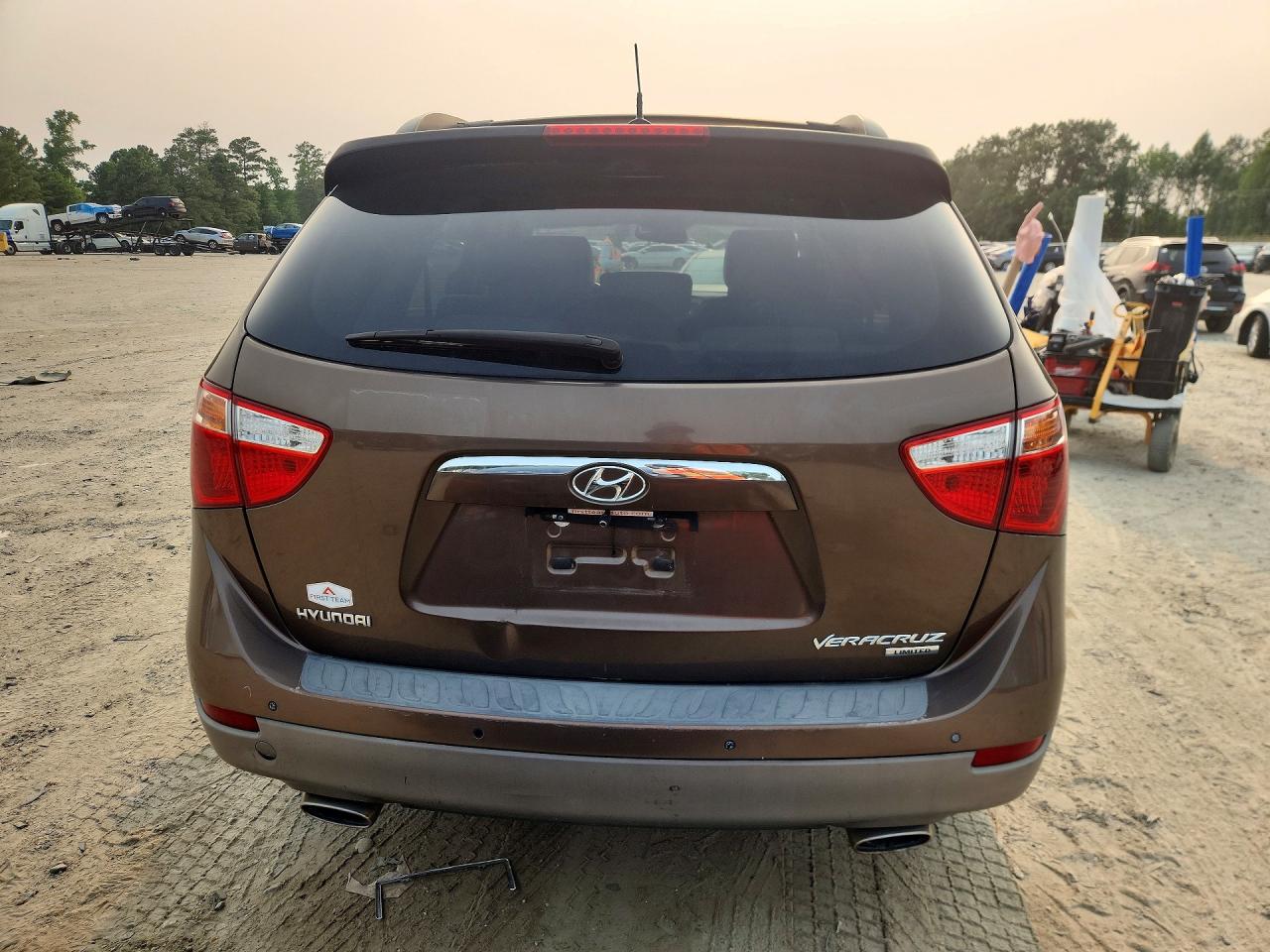 2011 Hyundai Veracruz Limited Коричневый vin: KM8NU4CCXBU141916