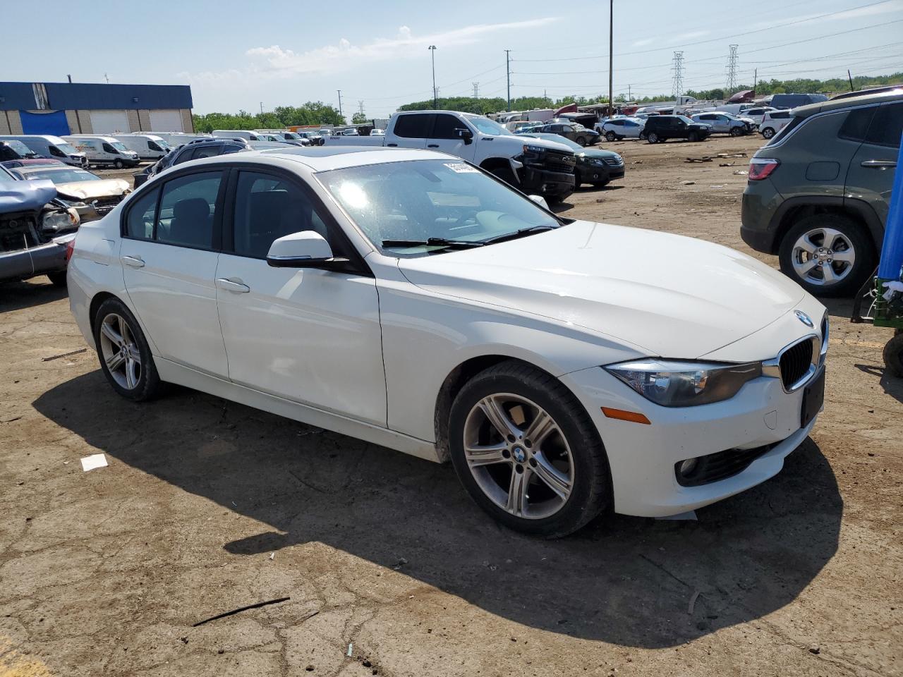 2015 Bmw 328 Xi Sulev White vin: WBA3B5C58FF960777