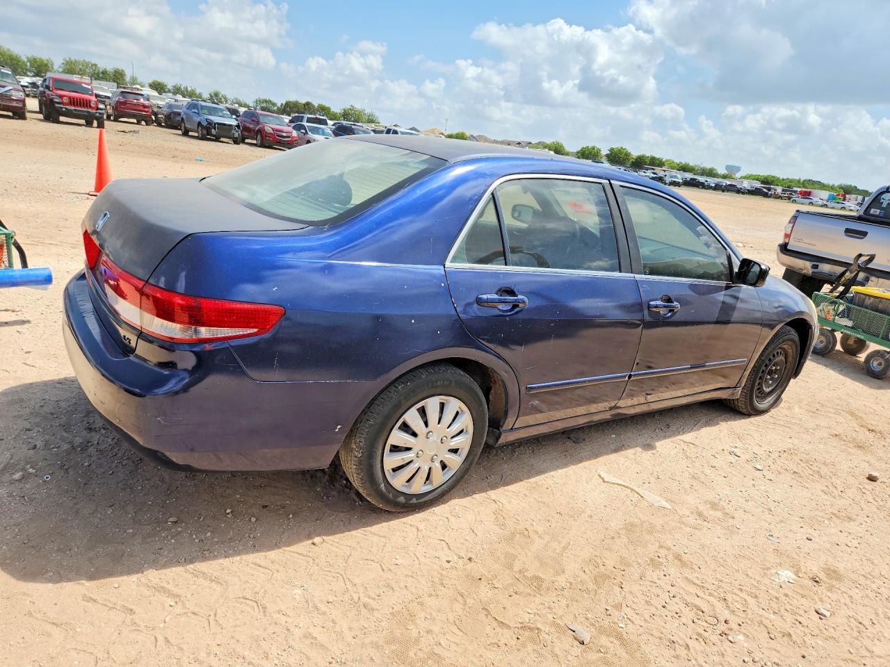 2004 Honda Accord Lx Blue vin: 1HGCM56374A168459