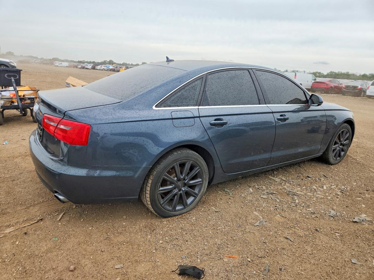 2013 Audi A6 Premium Plus Gray vin: WAUGFAFC0DN115577