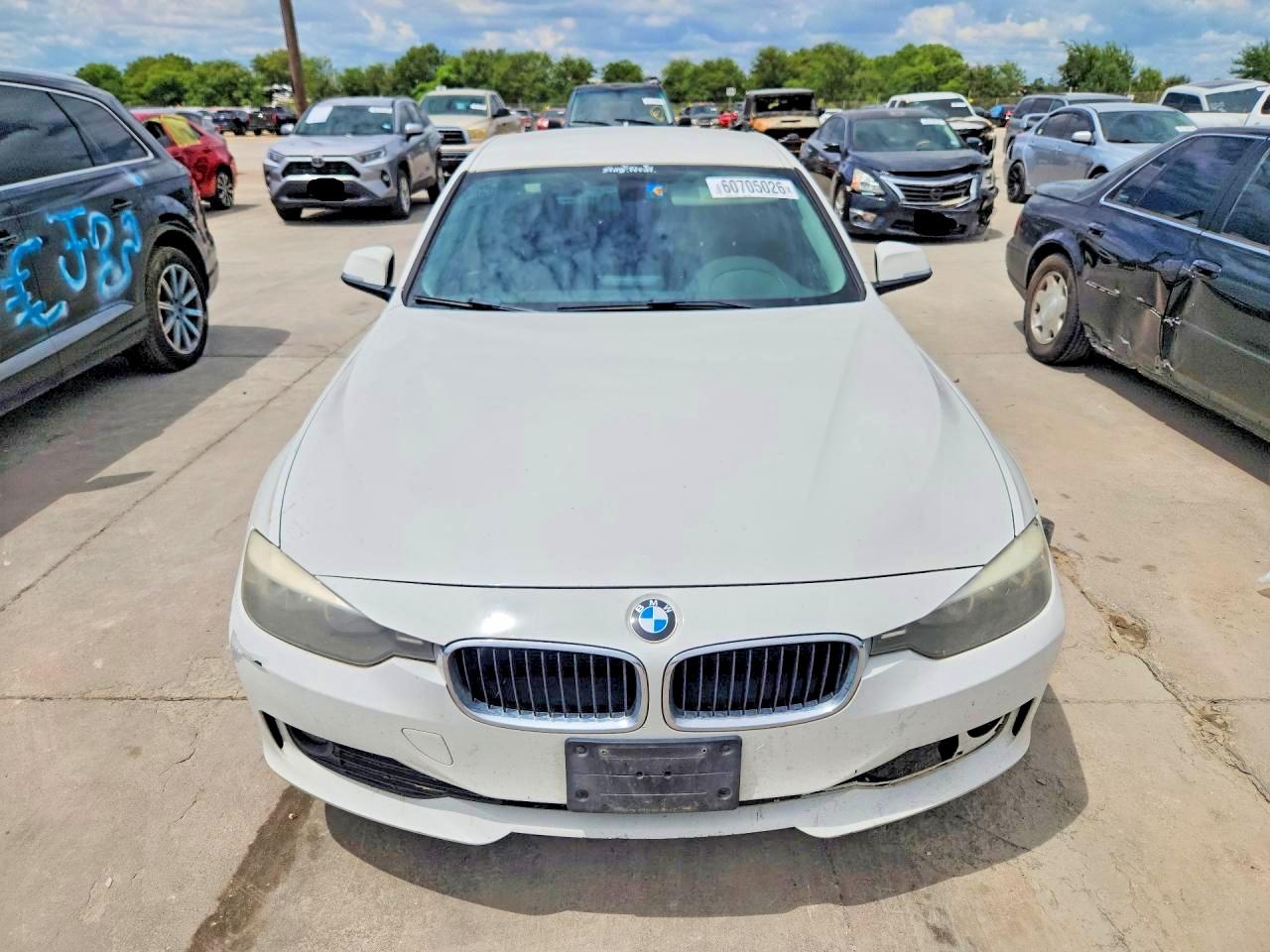 2015 Bmw 320 I White vin: WBA3B1C56FK135840
