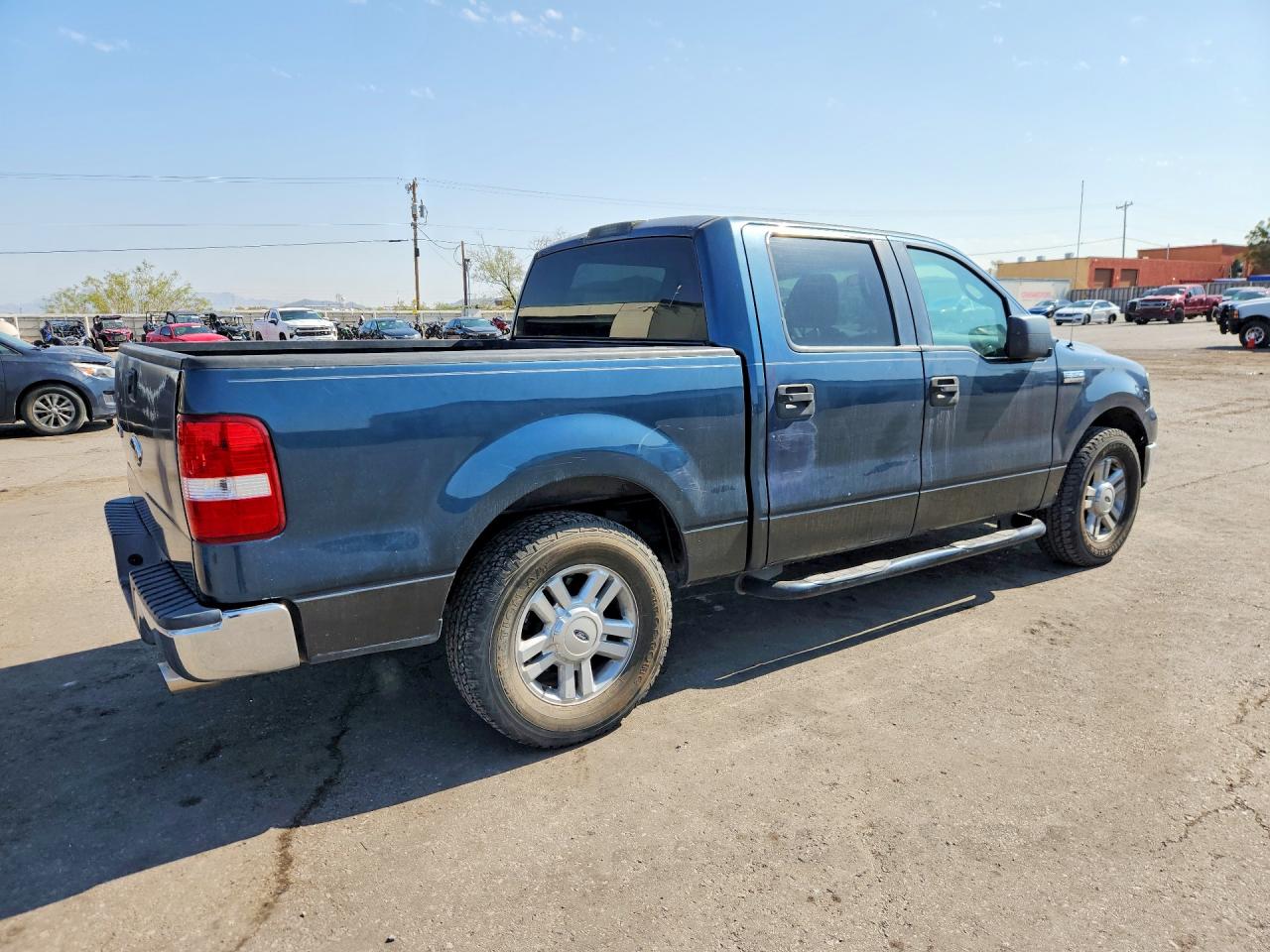 2007 Ford F150 Supercrew Blue vin: 1FTPW12V27KC54531