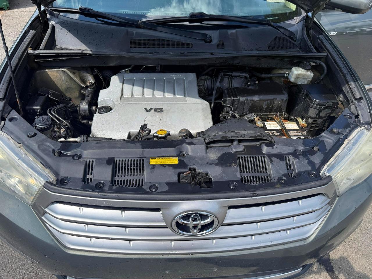 2013 Toyota Highlander Limited Green vin: 5TDDK3EH9DS263568