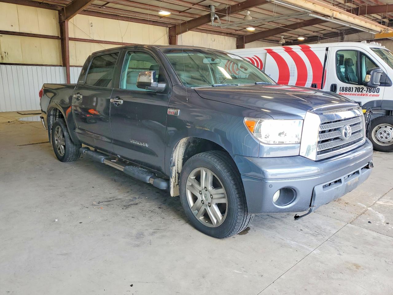 2008 Toyota Tundra Crewmax Limited Silver vin: 5TFDV58168X070053
