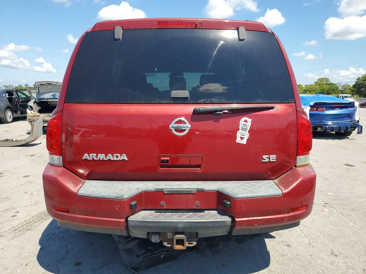 2008 Nissan Armada Se Red vin: 5N1AA08C68N618708