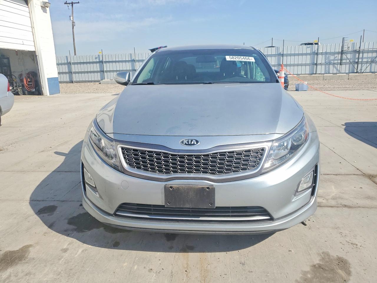 2014 Kia Optima Hybrid Серебряный vin: KNAGM4AD9E5071684