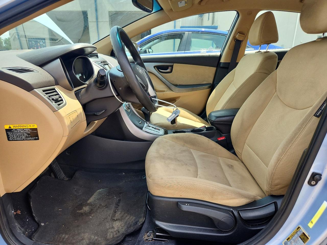 2012 Hyundai Elantra Gls Blue vin: KMHDH4AE7CU318914