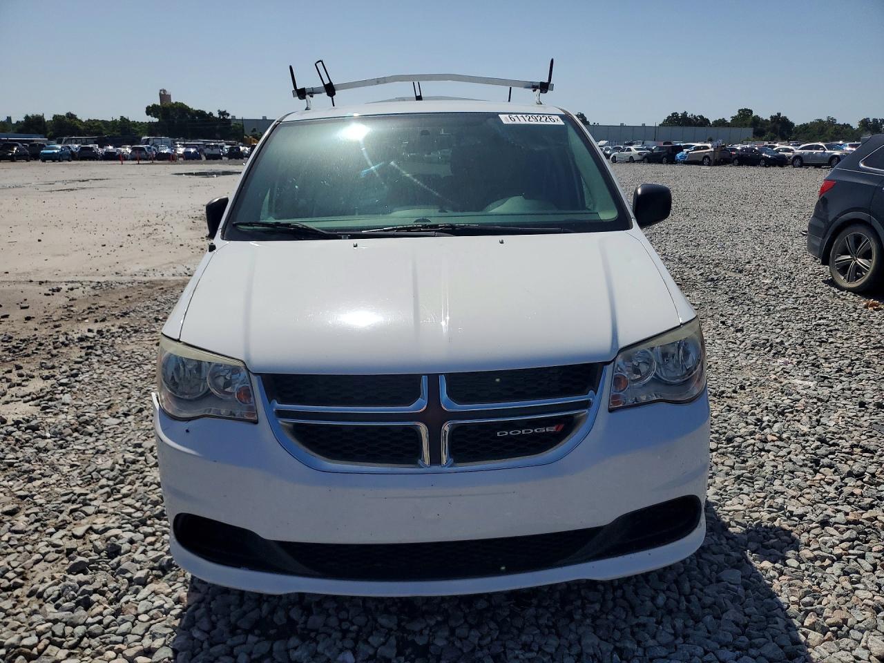 2015 Dodge Grand Caravan Se White vin: 2C4RDGBG9FR615949