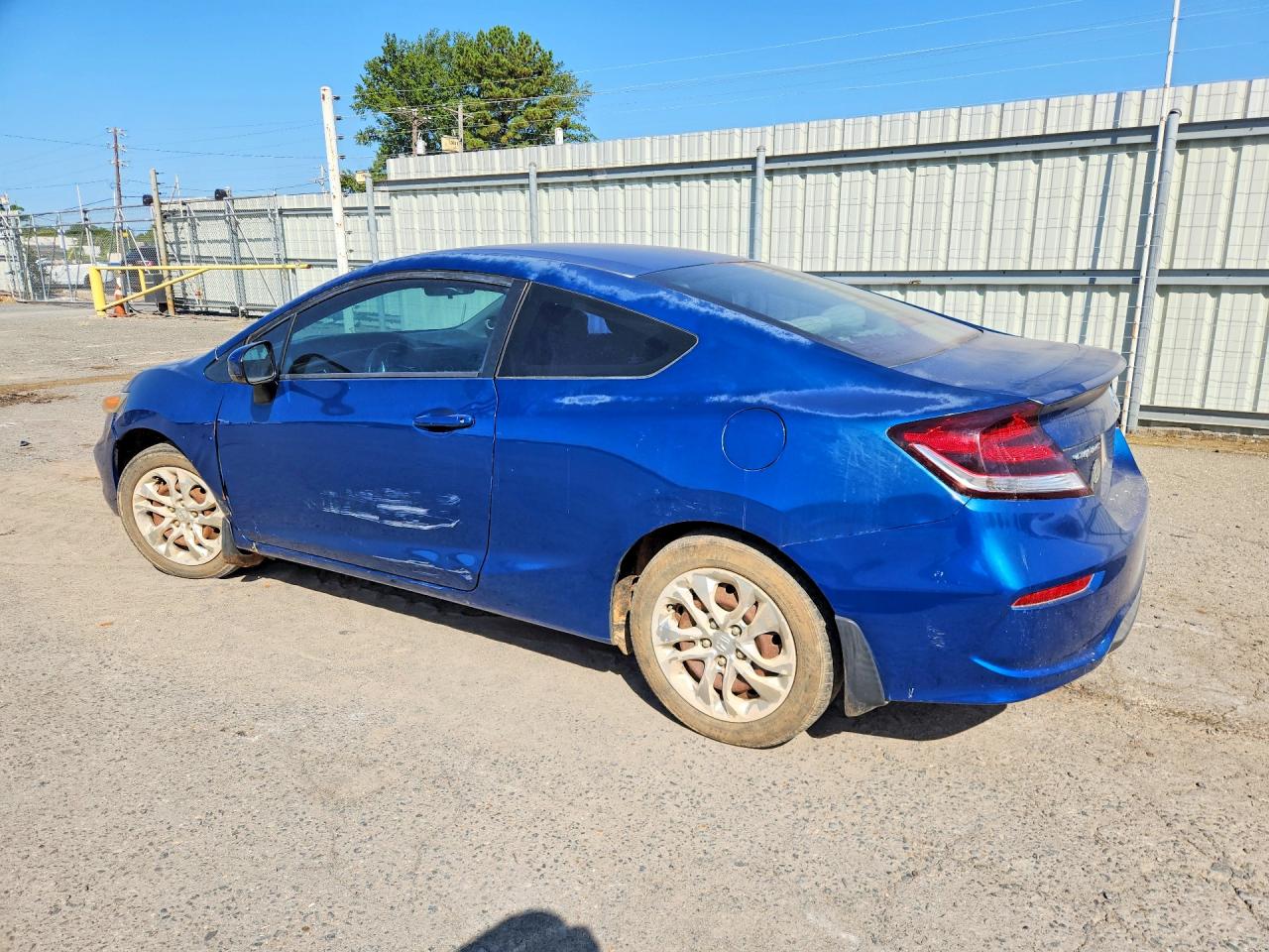 2014 Honda Civic Lx Blue vin: 2HGFG3B56EH516061