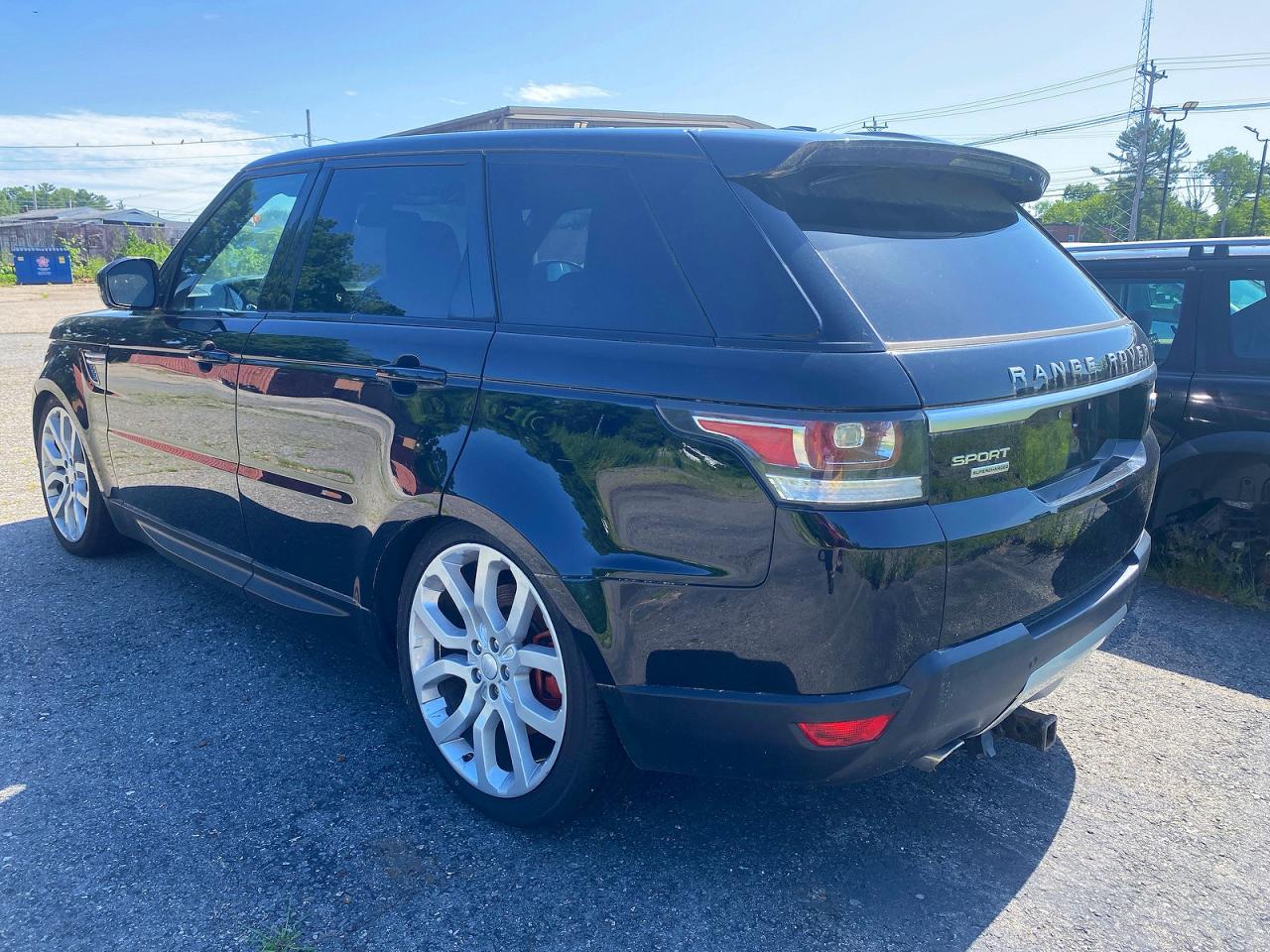 2014 Land Rover Range Rover Sport Supercharged Черный vin: SALWRZTF0EASS3363