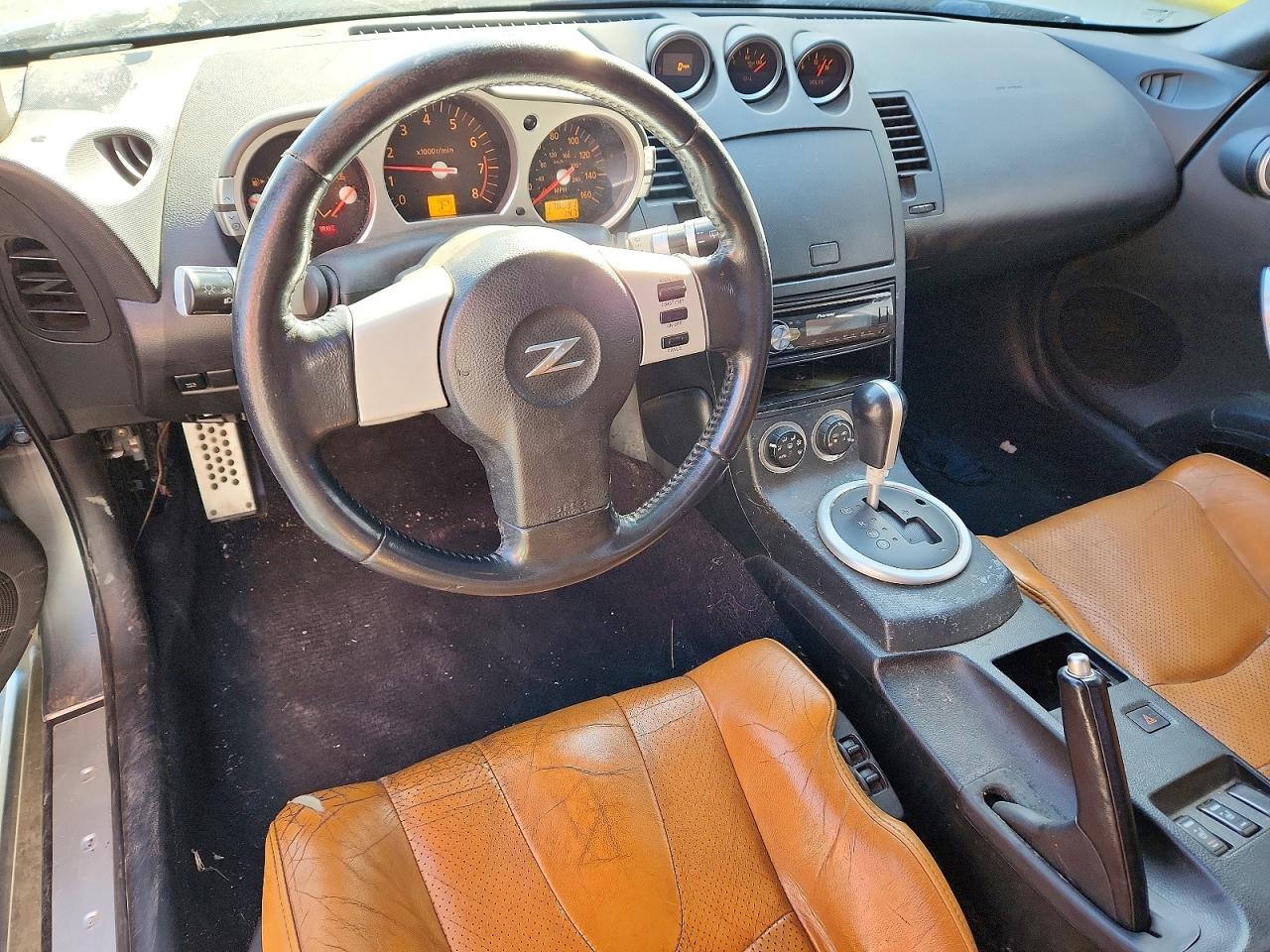 2005 Nissan 350z Base Silver vin: JN1AZ34D35M608610