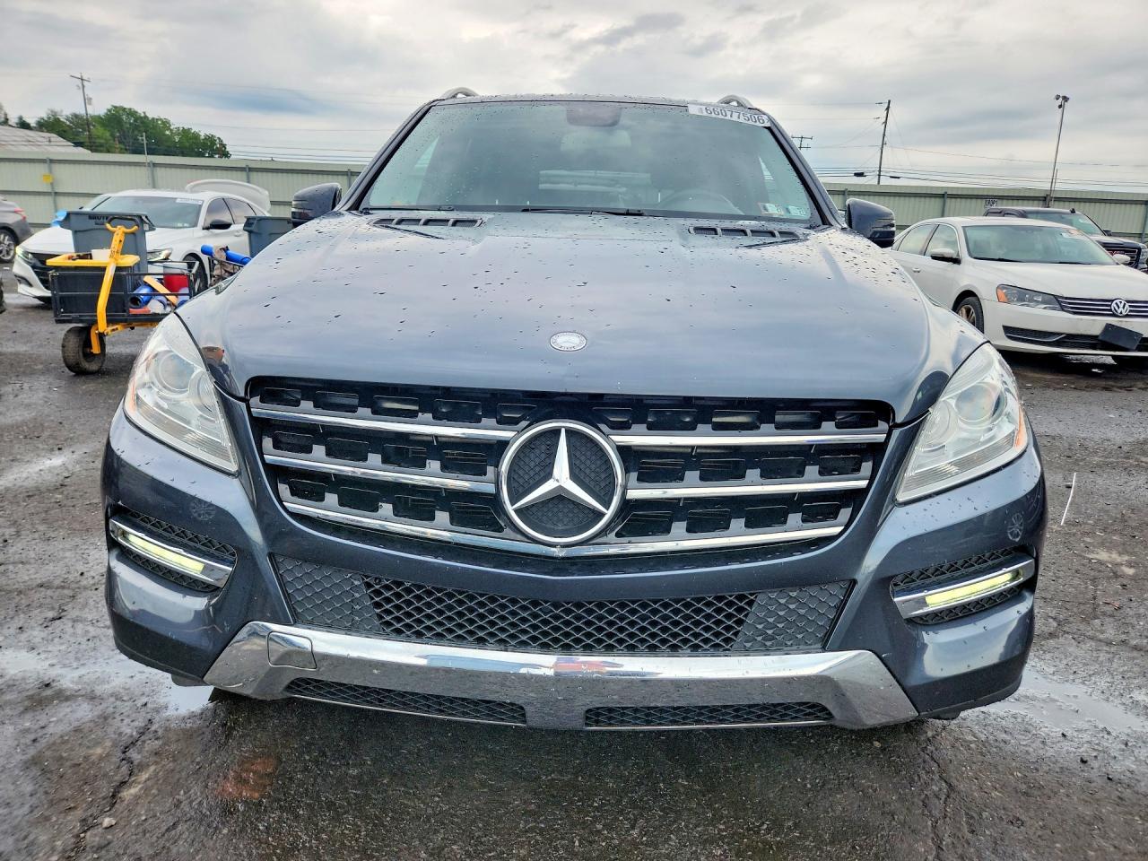 2012 Mercedes-benz Ml 350 4matic Gray vin: 4JGDA5HB2CA042763