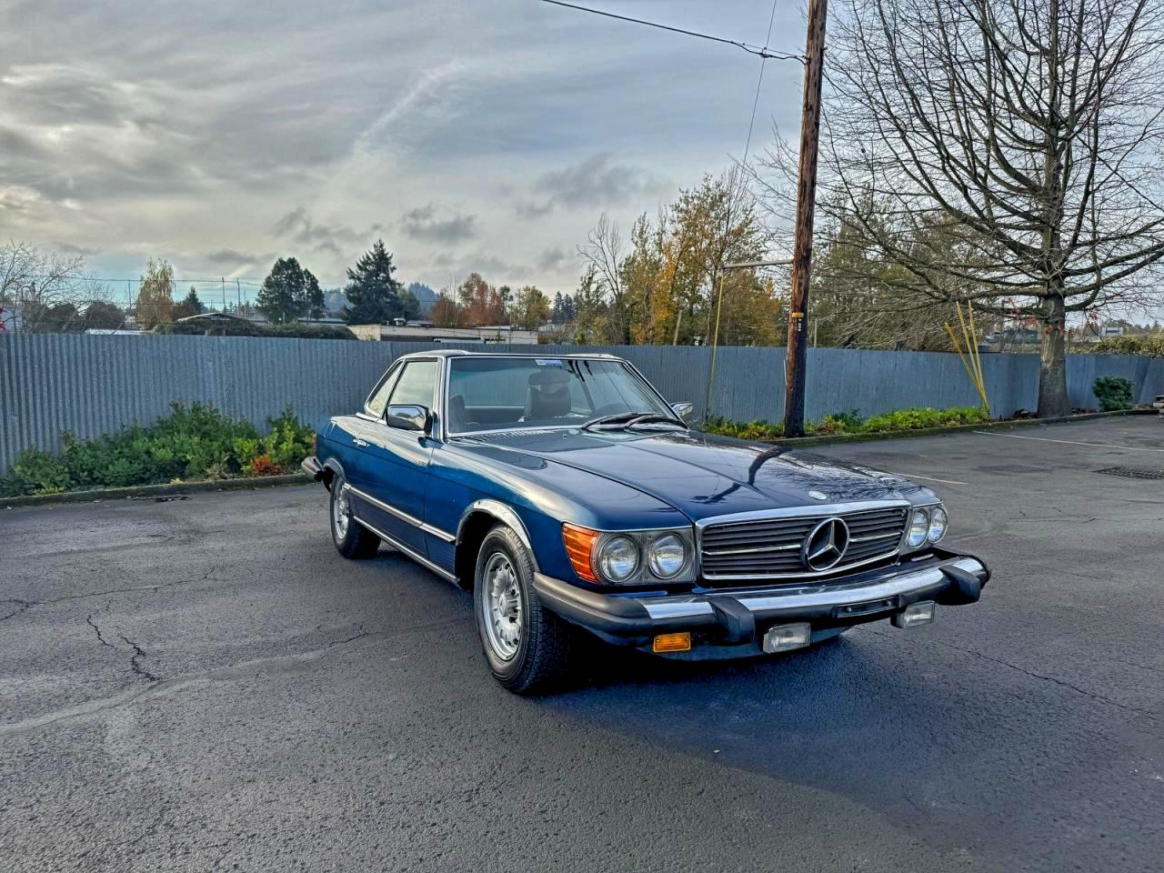 1977 Mercedes Benz 450 Sl Blue vin: 10704412040681