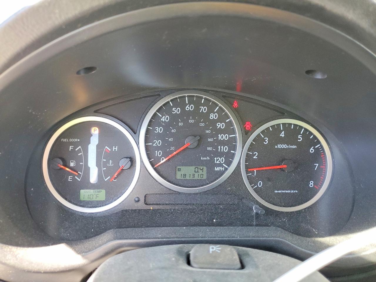 2006 Subaru Impreza Outback Sport Blue vin: JF1GG68636H818456