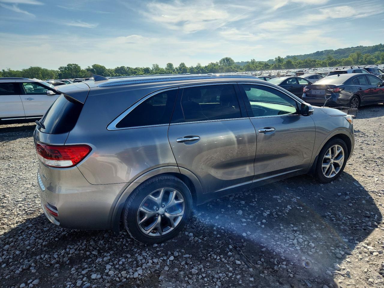2017 Kia Sorento Sx V6 Gray vin: 5XYPK4A54HG251166