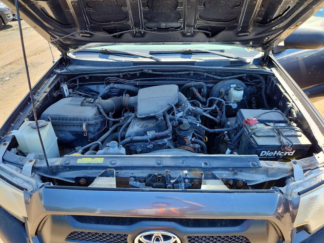 2012 Toyota Tacoma Base Gray vin: 5TFPX4EN9CX008325