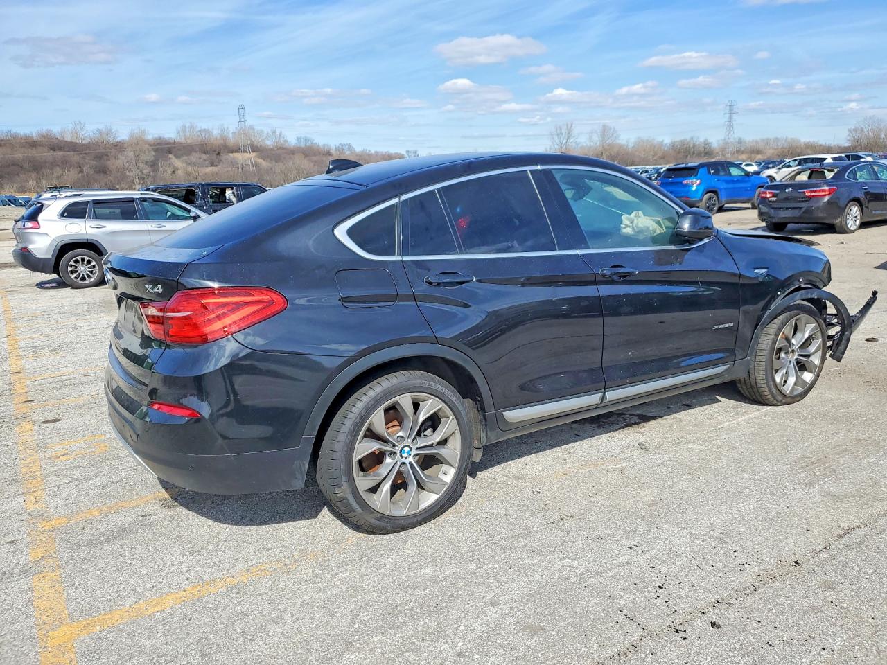 2015 Bmw X4 Xdrive35i Черный vin: 5UXXW5C57F0E87970