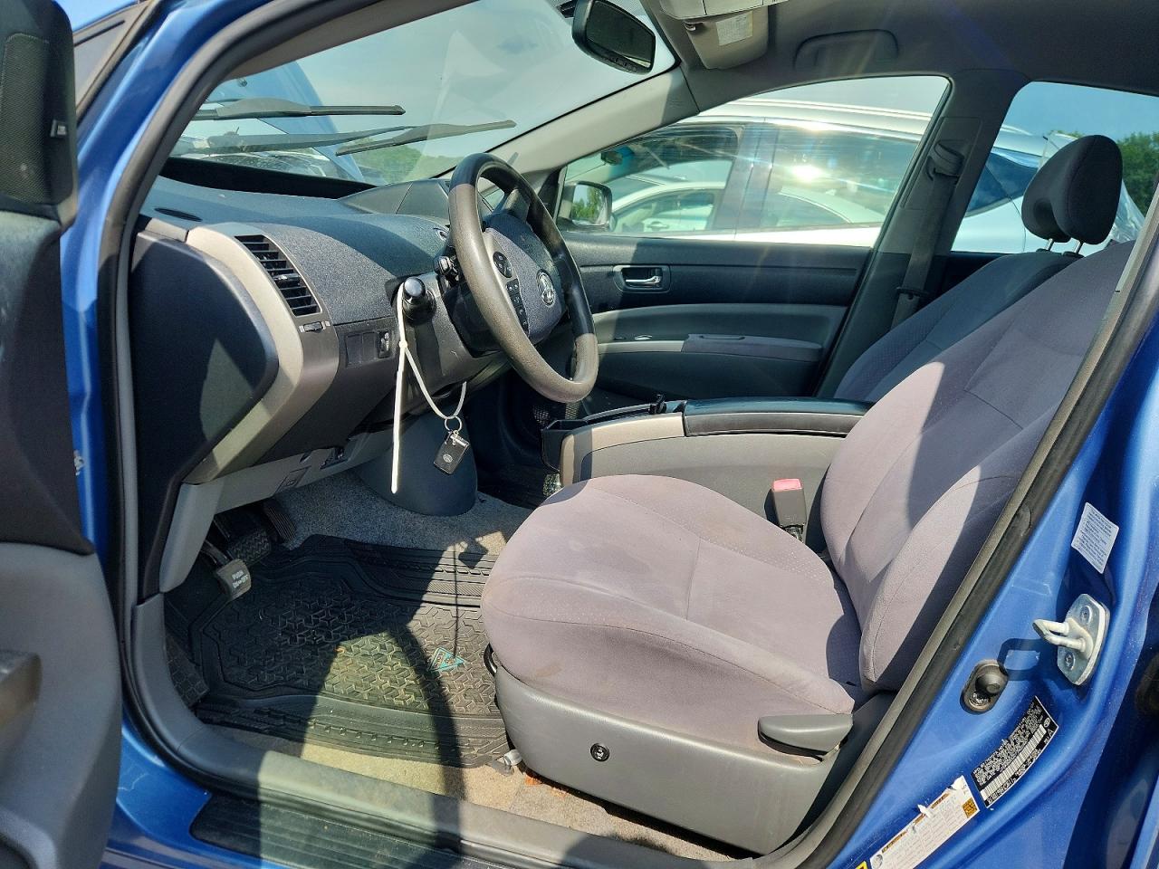 2007 Toyota Prius Base Blue vin: JTDKB20U277622487