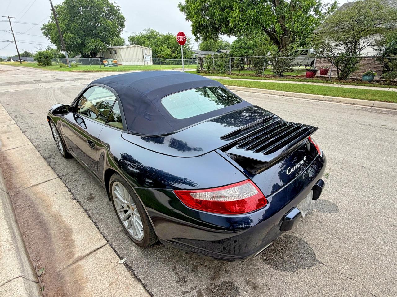 2008 Porsche 911 Carrera Cabriolet Blue vin: WP0CA29978S765715