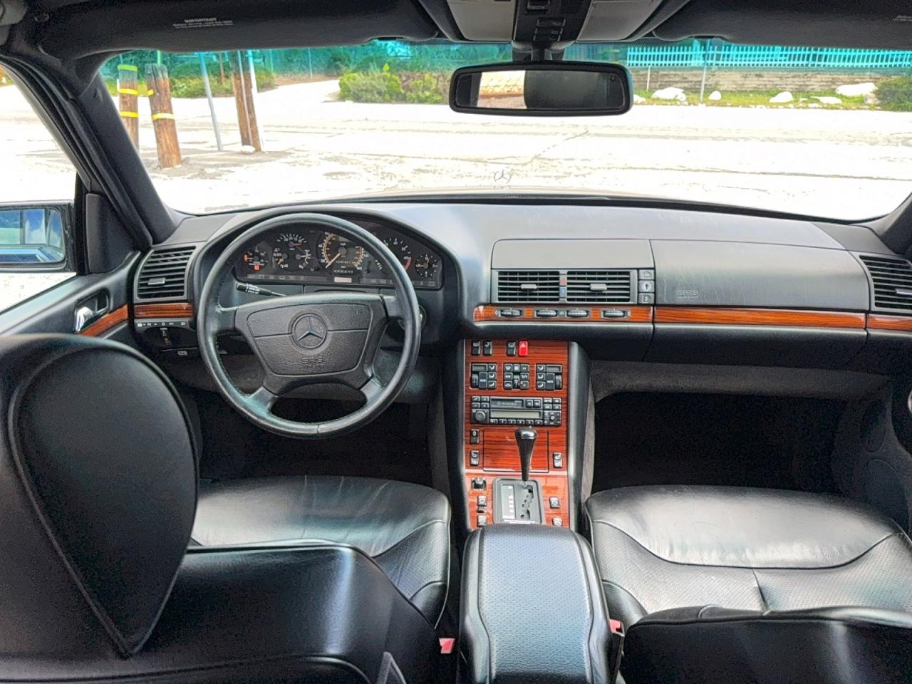 1994 Mercedes-benz S 420 Черный vin: WDBGA43E5RA168104