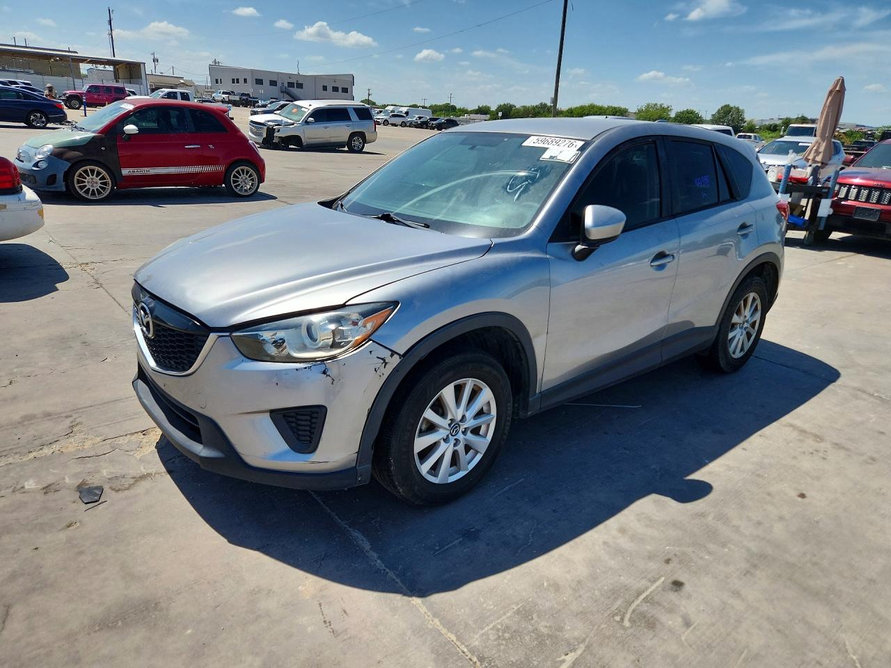 2013 Mazda Cx-5 Sport Silver vin: JM3KE2BEXD0104684
