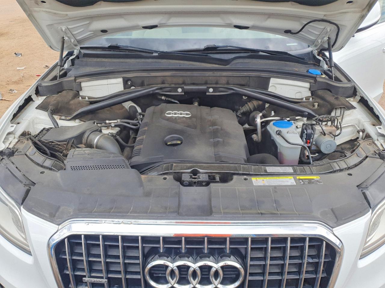 2015 Audi Q5 Premium Plus White vin: WA1LFAFP2FA026991