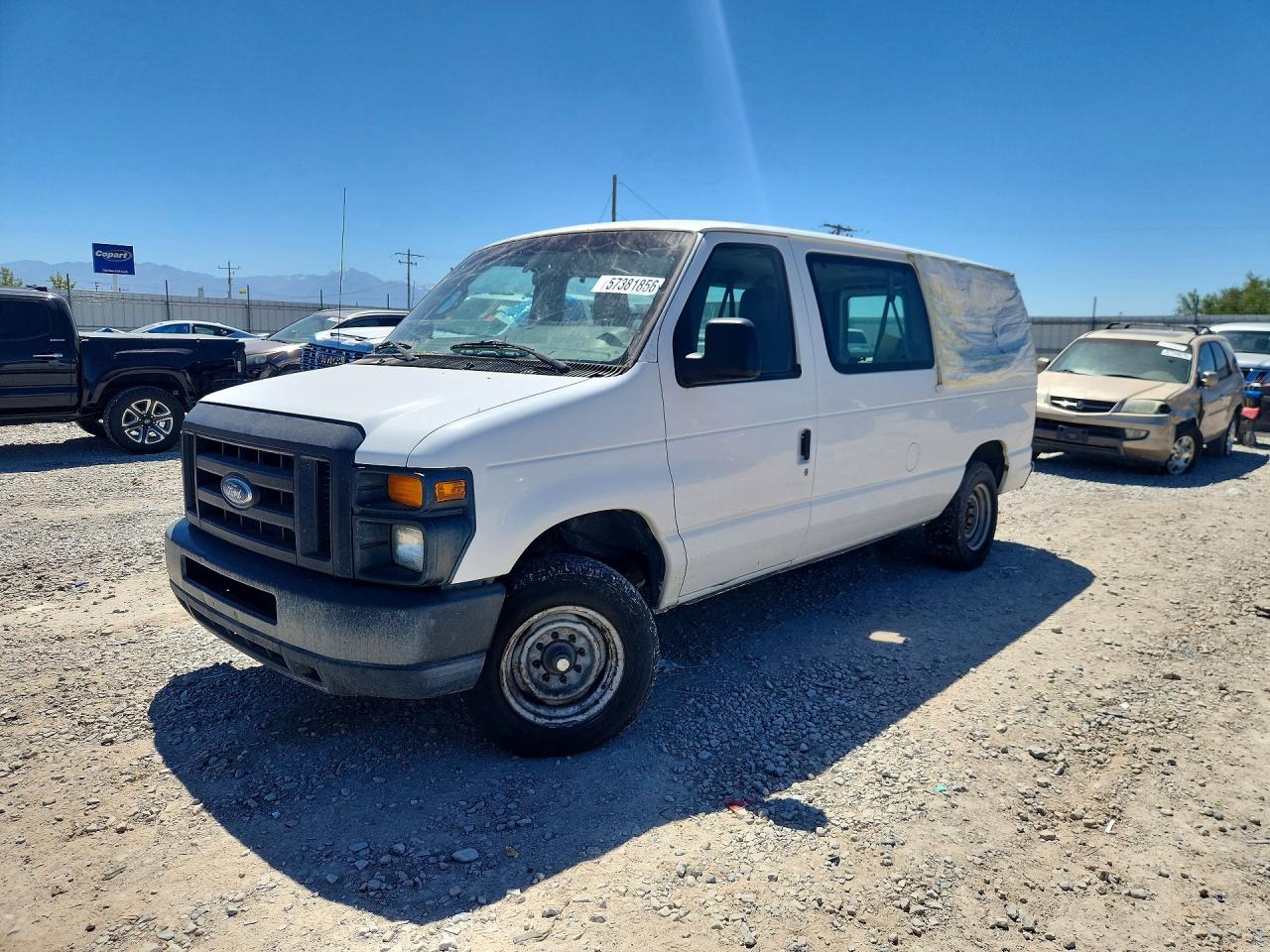2011 Ford Econoline E150 Wagon White vin: 1FMNE1BW0BDA64531