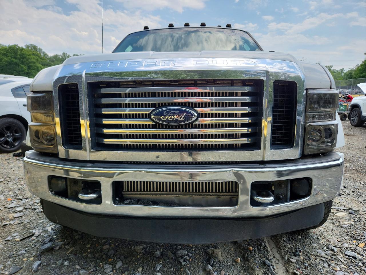 2008 Ford F350 Super Duty White vin: 1FTWW33R48ED24863