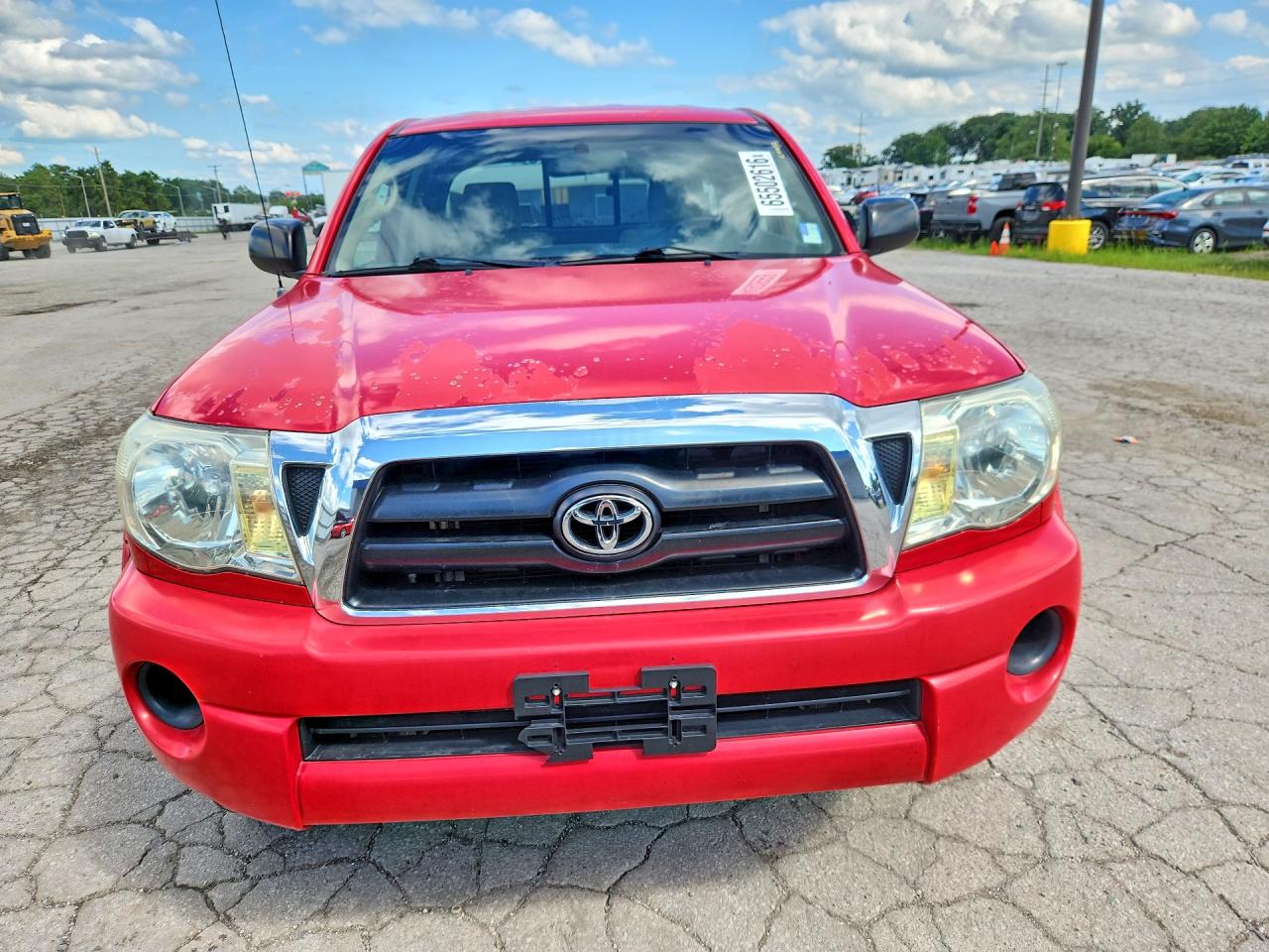2008 Toyota Tacoma Access Cab Красный vin: 5TEUX42N78Z534802