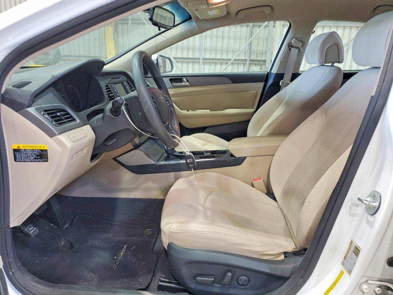 2015 Hyundai Sonata Se White vin: 5NPE24AF6FH175746