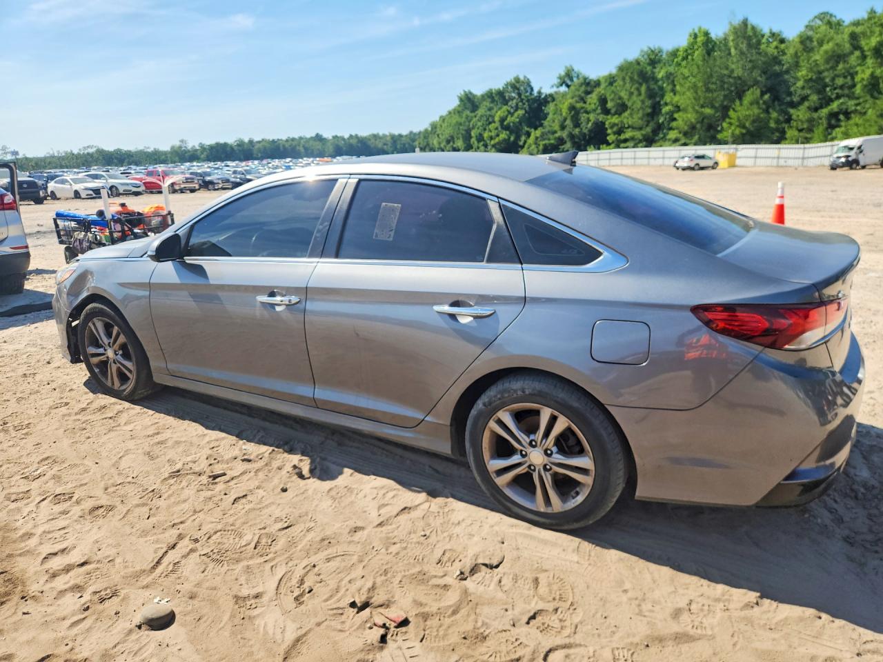 2018 Hyundai Sonata Sel Серый vin: 5NPE34AF5JH624825