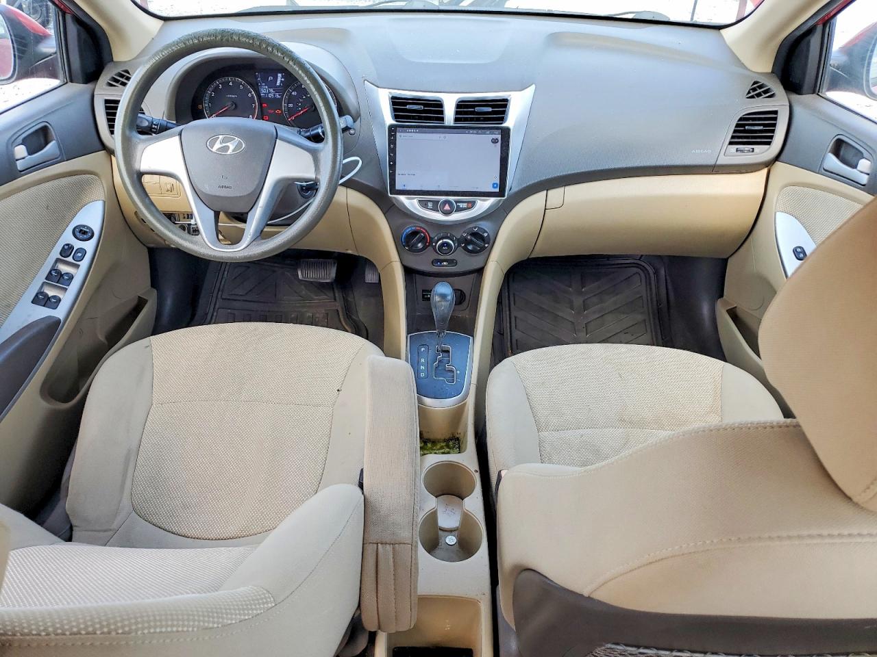2013 Hyundai Accent Gls Red vin: KMHCT4AE9DU568523