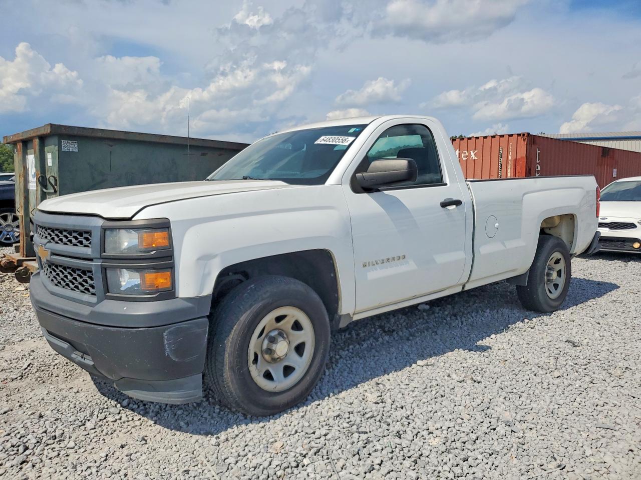 2015 Chevrolet Silverado C1500 White vin: 1GCNCPEHXFZ293950