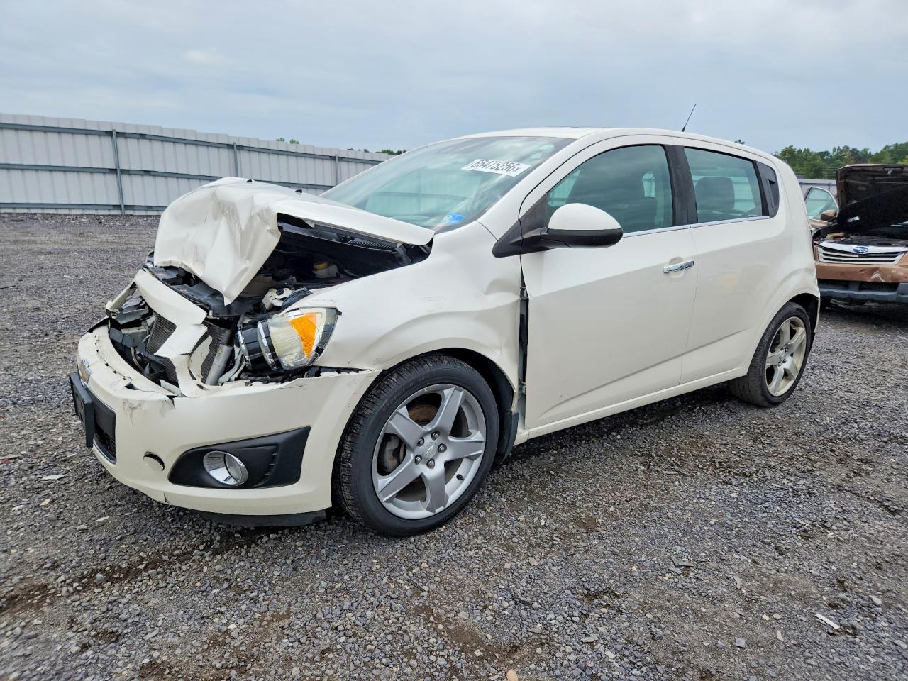 2014 Chevrolet Sonic Ltz White vin: 1G1JE6SB9E4193863