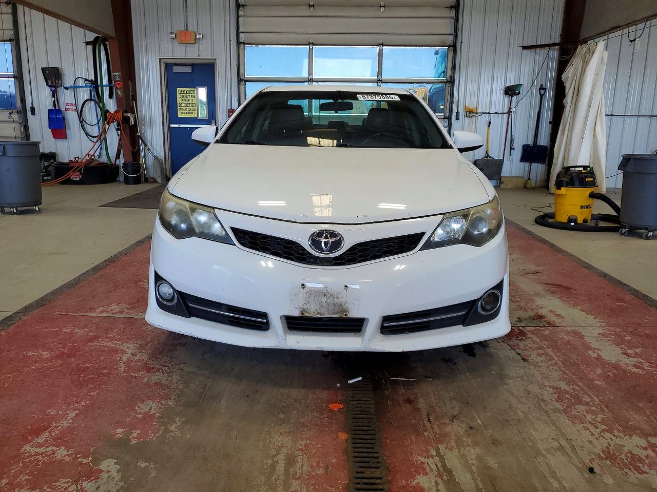 2013 Toyota Camry Se White vin: 4T1BF1FK7DU717303