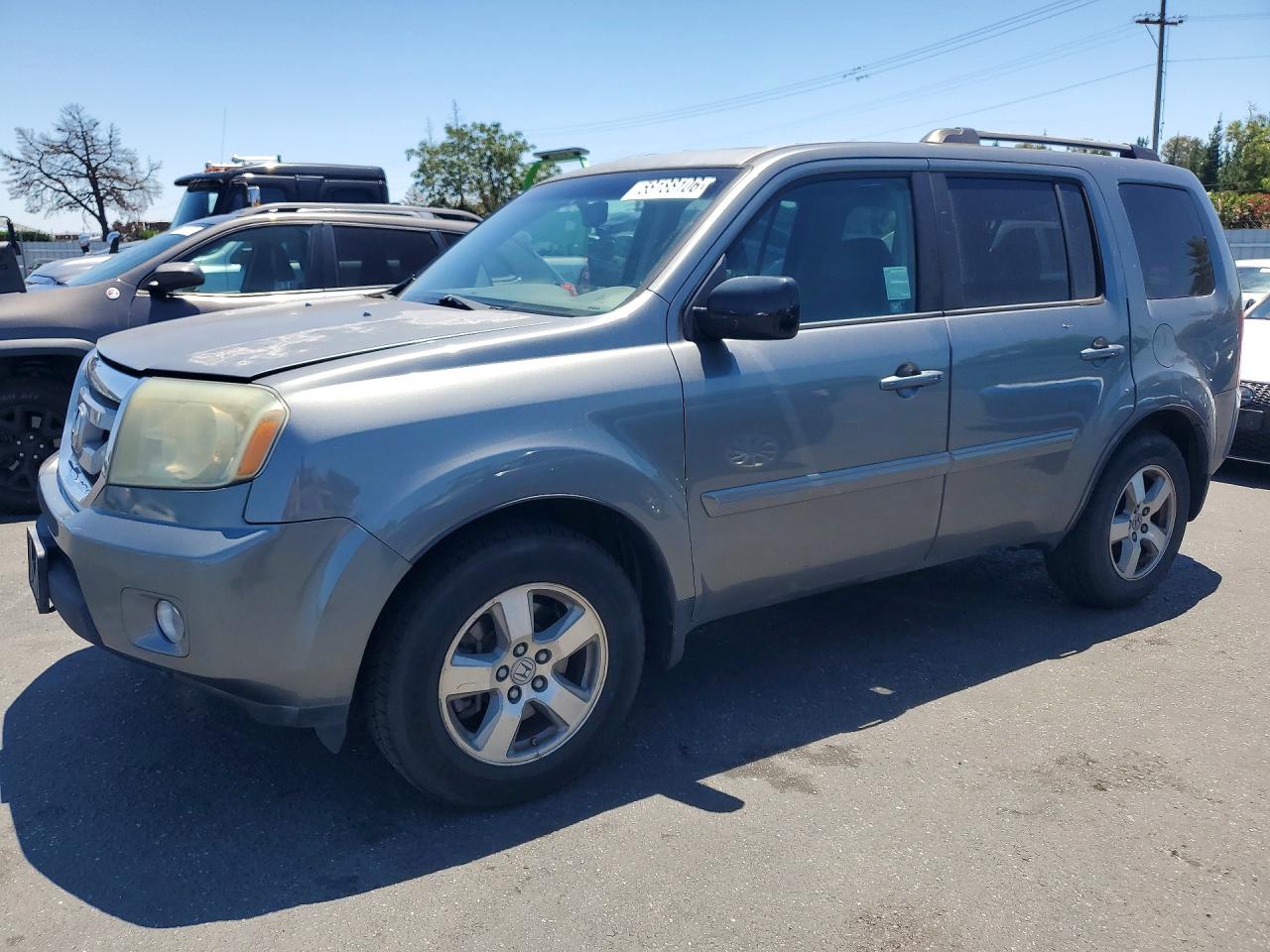 2009 Honda Pilot Exl Gray vin: 5FNYF38529B002611