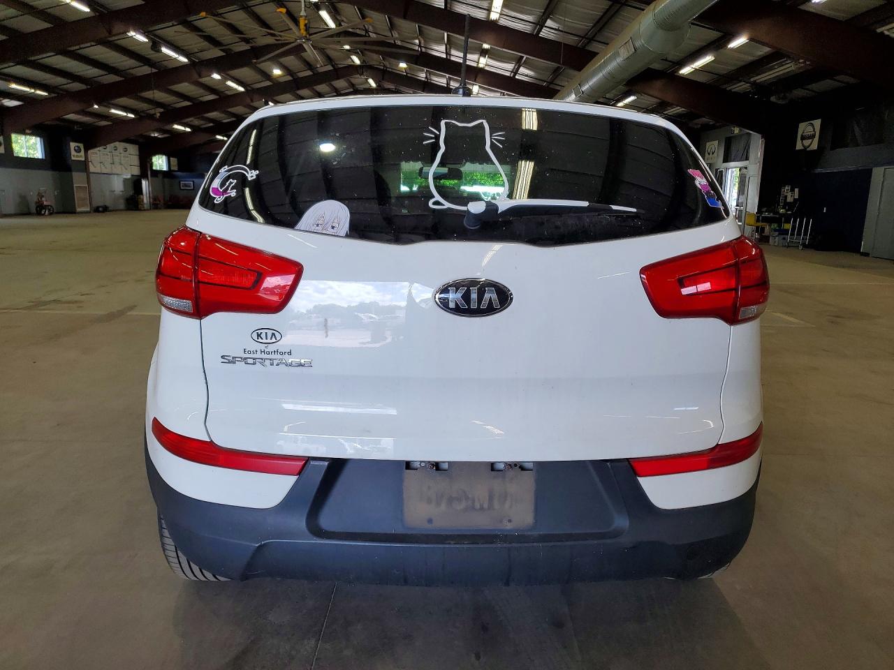 2015 Kia Sportage Lx Белый vin: KNDPBCAC1F7700869