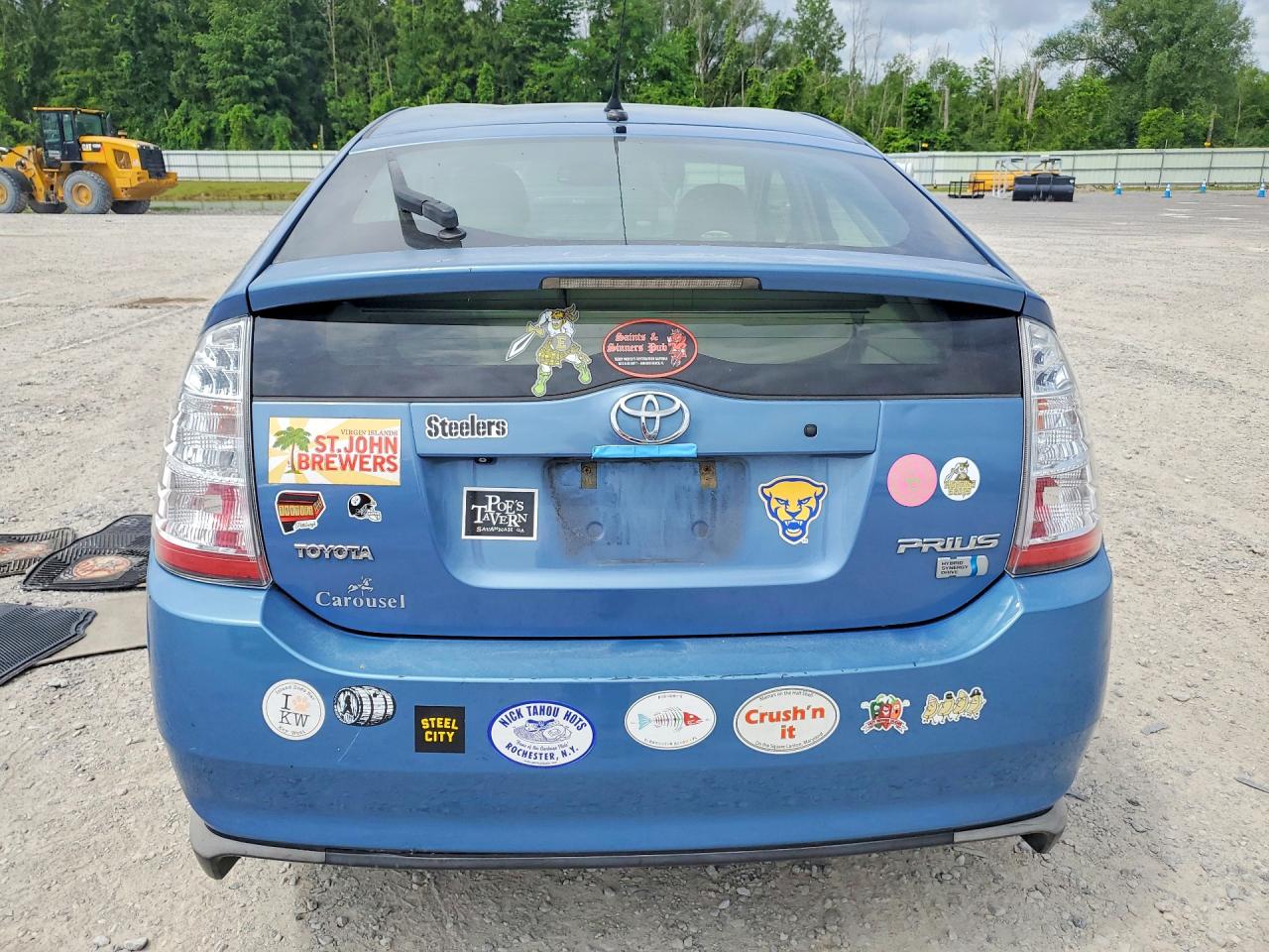 2008 Toyota Prius Base Blue vin: JTDKB20UX87787236