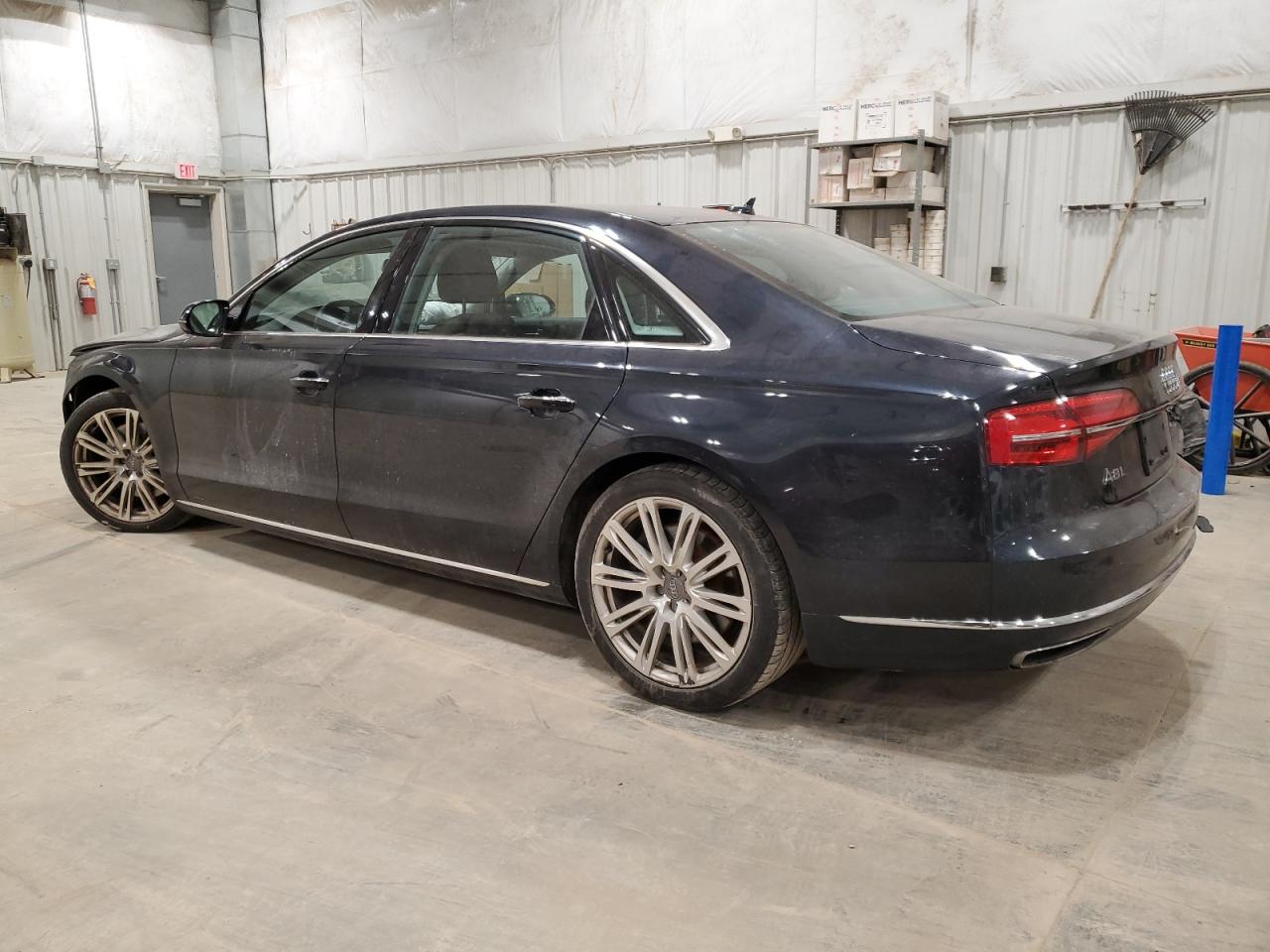 2015 Audi A8 L Quattro Blue vin: WAU3GAFD3FN005842